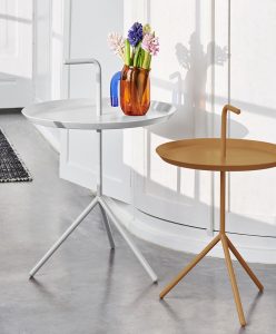 DLM-HAY-table-appoint-ronde-blanche-jaune-plateau-trepied-salon-decoration-interieur-mobilier-amenagement-duoconcept