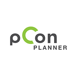 Logo logiciel Pcon planner site duo concept