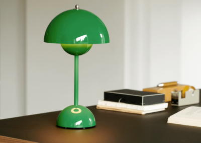 Lampe à poser portable LED verte Flowerpot ANDTRADITION