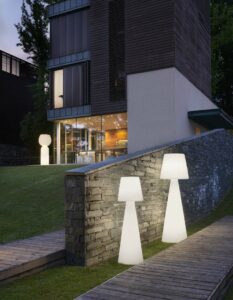 Lampadaire exterieur design Pivot SLIDE luminaire de jardin