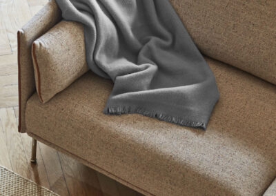 Couverture mono blanket grise HAY amenagement textile interieur design