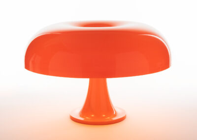Lampe Nesso orange forme champignon - Artemide